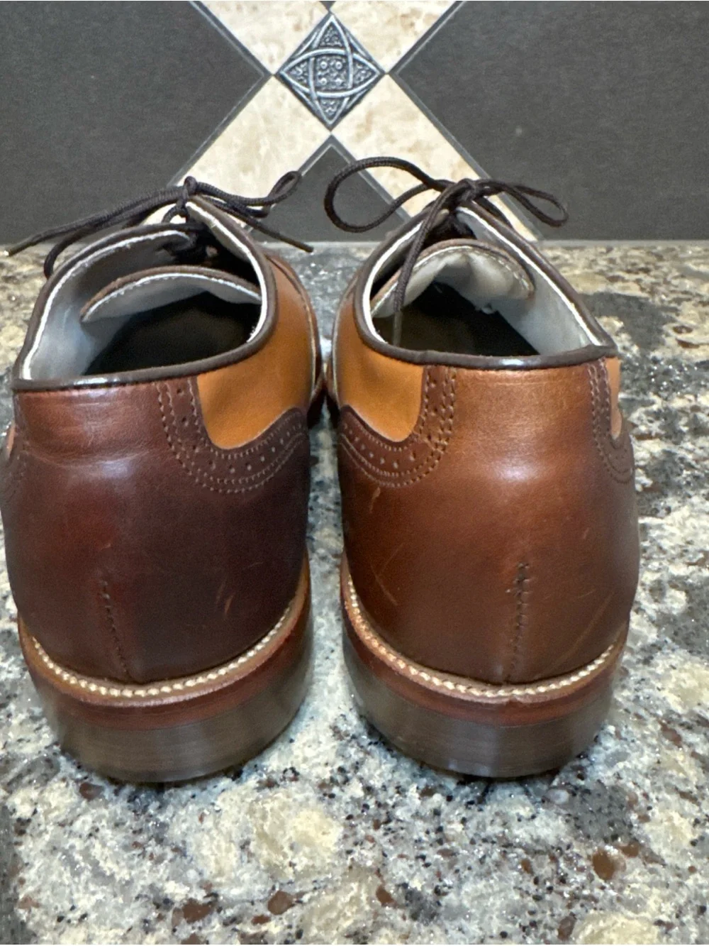 Vtg Etonic Ultimate GORE-TEX Wingtips Golf Shoes Mens Sz 9 Super Clean